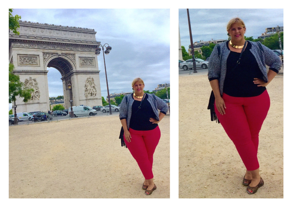 Plus Size Fashion Blog Color Blocking Paris Fashion Plus Size Outfit 2