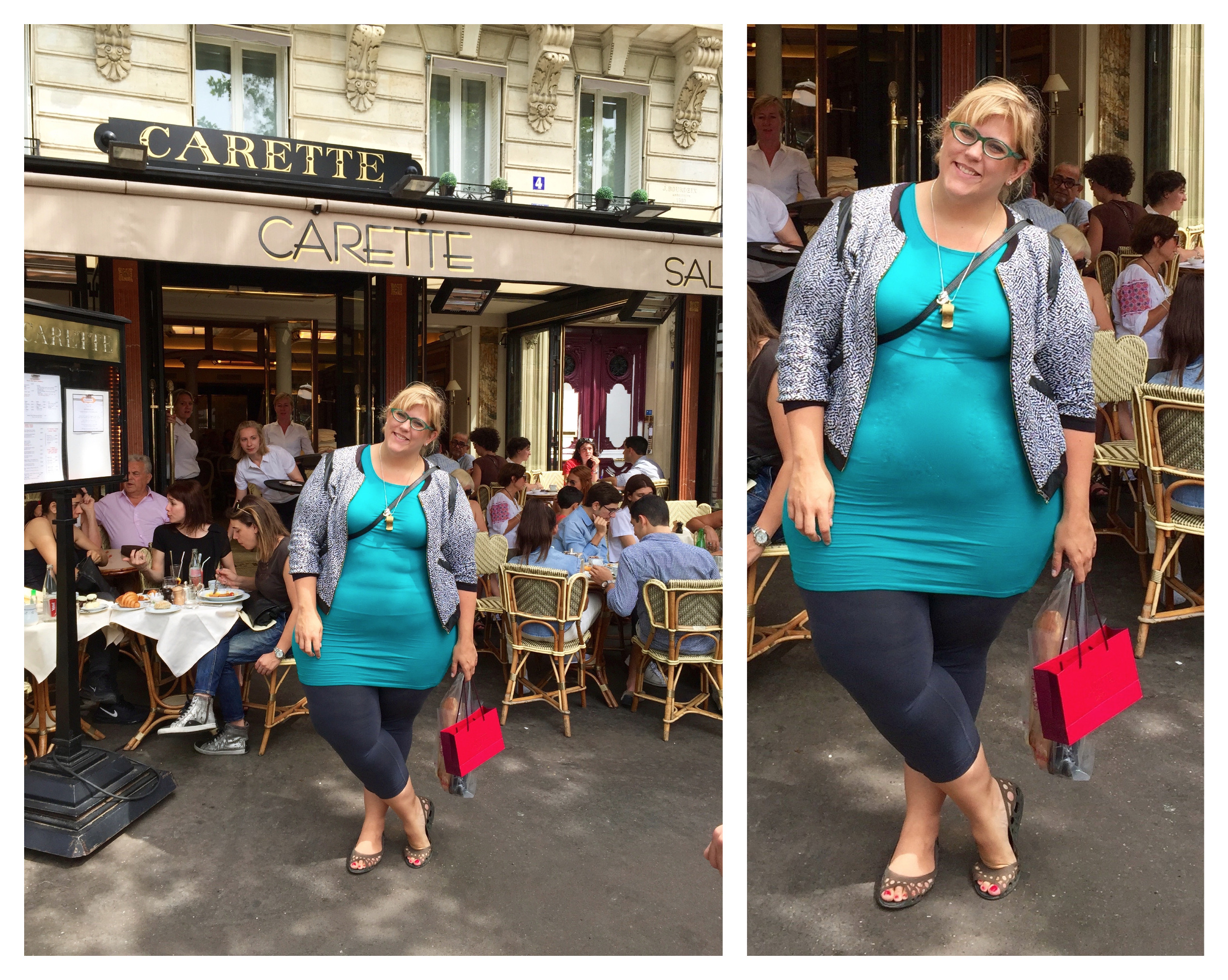 Glitter Lazers | Popping in Paris, Color Blocking France