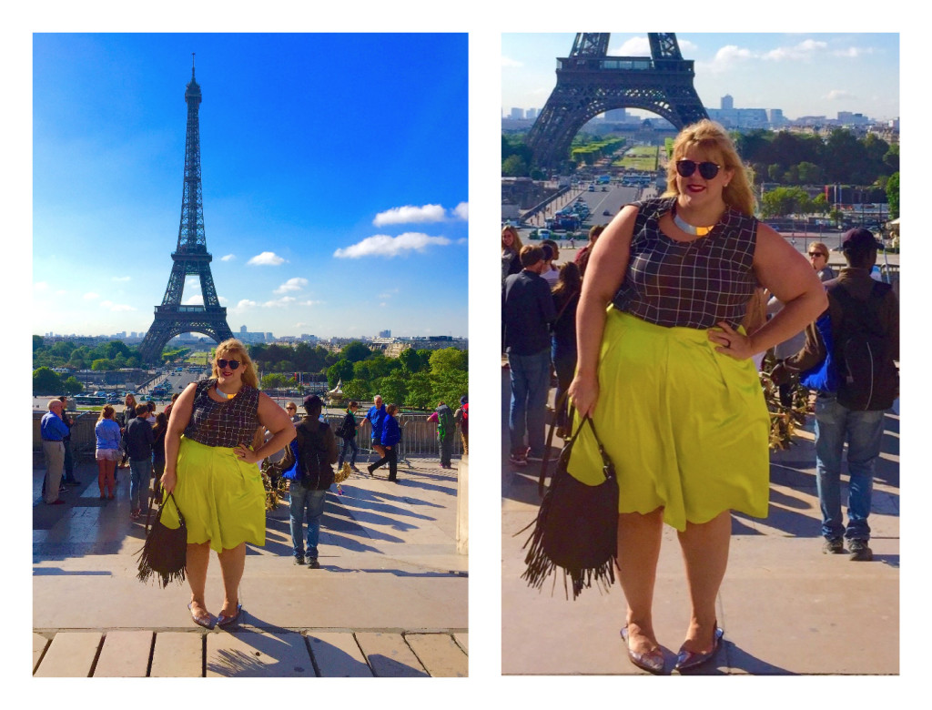 Plus Size Fashion Blog Color Blocking Paris Fashion Plus Size Outfit