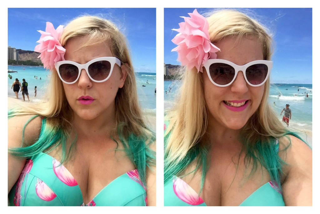 Plus Size Fashion Blog Little Mermaid Fatkini Beach Disney Outfit 3