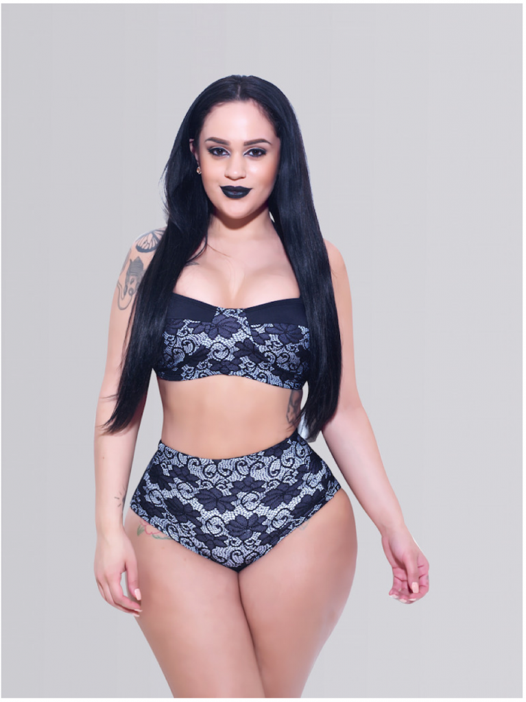 Ru 107 Arianna Black Lace Halter Bikini Top Arianna Black Lace