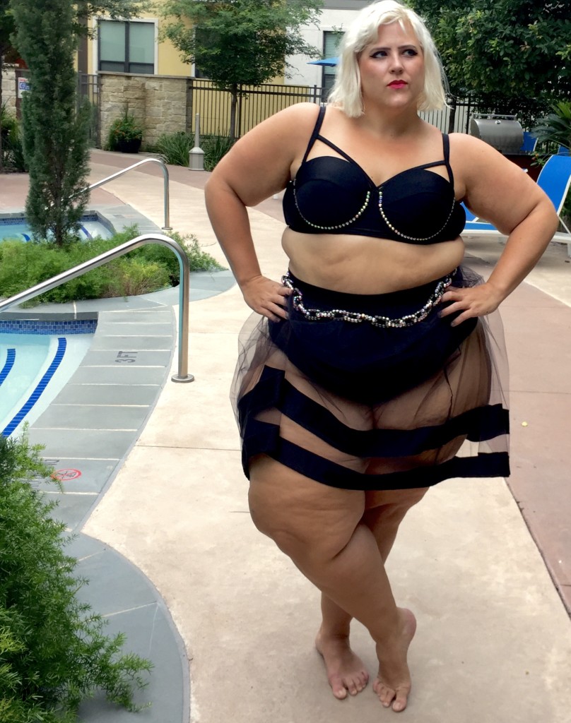 Plus Size Fashion Fatkini