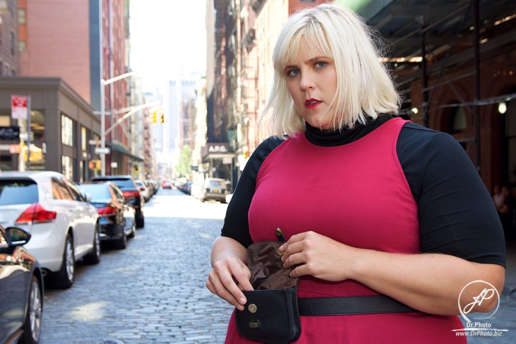 Plus size fashion fall inspiration fanny packs and layers