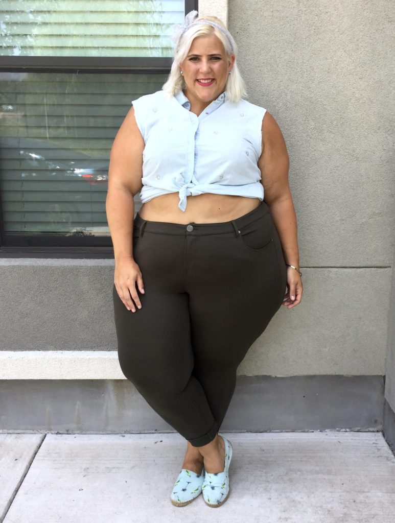 plus size denim