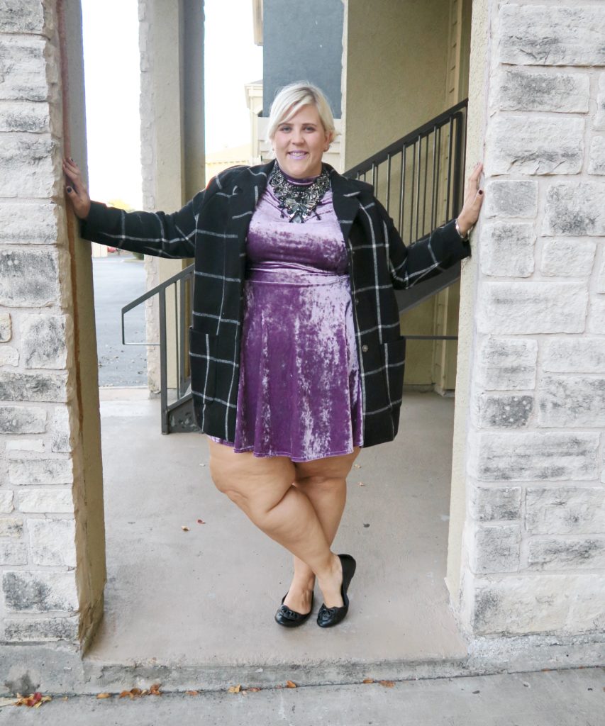 plus size fashion velvet ideas