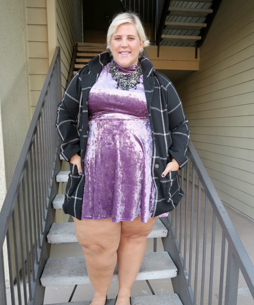 plus size fashion velvet ideas