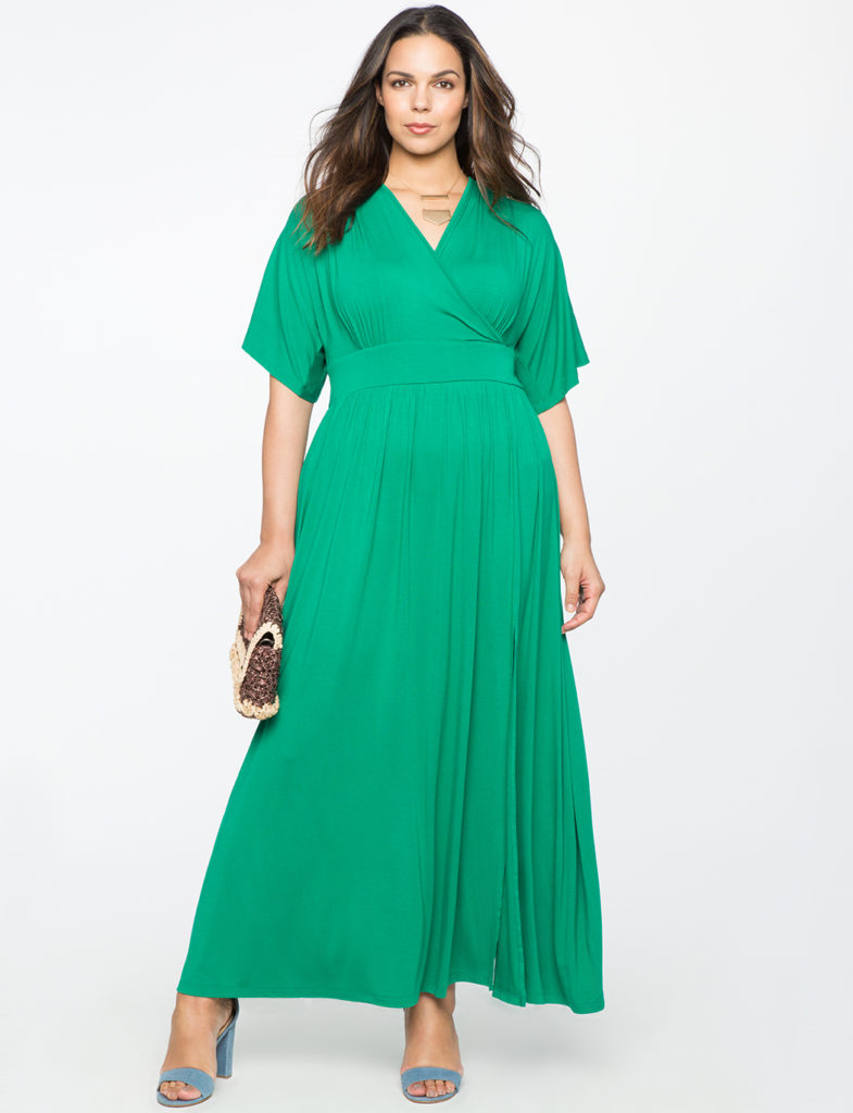 plus size pastel maxi dress