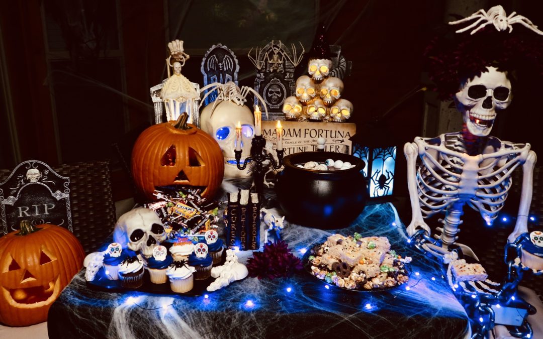Spooky Scary Skeletons: My 2019 Halloween Decor + Matching Costume!