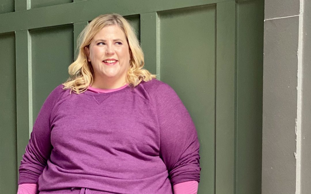 Plus Size OOTD: Cosy  in Plum